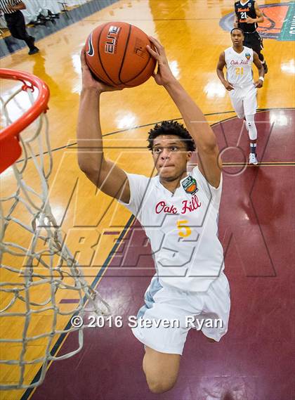 Thumbnail 1 in Oak Hill Academy vs. Wasatch Academy (DICK's National Tournament Quarterfinals)  photogallery.
