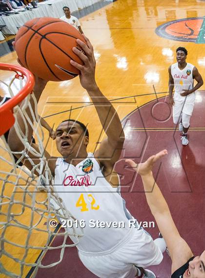 Thumbnail 1 in Oak Hill Academy vs. Wasatch Academy (DICK's National Tournament Quarterfinals)  photogallery.