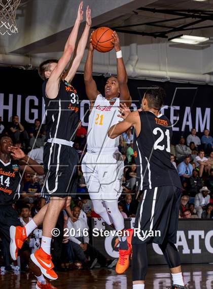 Thumbnail 2 in Oak Hill Academy vs. Wasatch Academy (DICK's National Tournament Quarterfinals)  photogallery.