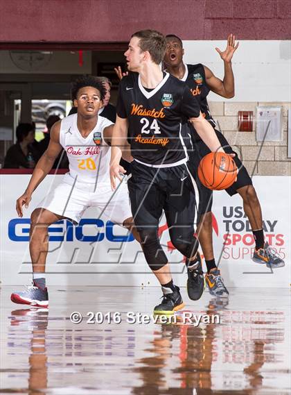 Thumbnail 2 in Oak Hill Academy vs. Wasatch Academy (DICK's National Tournament Quarterfinals)  photogallery.