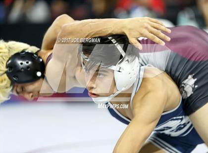Thumbnail 2 in CIF State Boys Wrestling Championships (Day 1 - Consolation Round 1) photogallery.