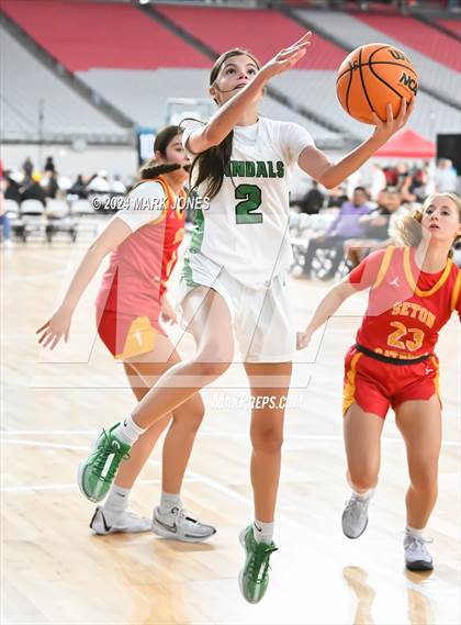 Thumbnail 3 in Seton Catholic vs. Miami (Section 7) photogallery.