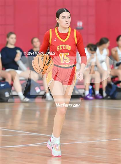 Thumbnail 2 in Seton Catholic vs. Miami (Section 7) photogallery.