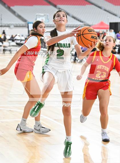 Thumbnail 2 in Seton Catholic vs. Miami (Section 7) photogallery.