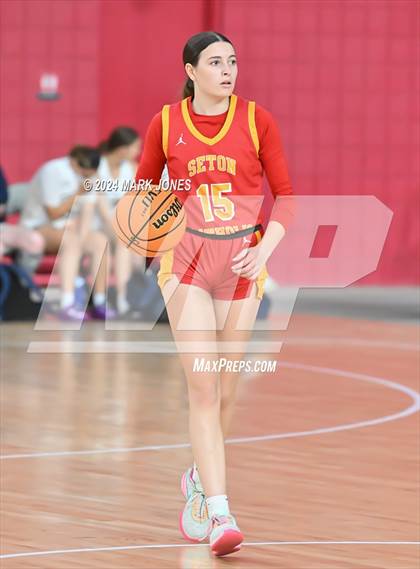 Thumbnail 2 in Seton Catholic vs. Miami (Section 7) photogallery.