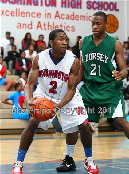 Thumbnail 1 in Dorsey vs. Washington (CIF LACS Playoffs) photogallery.