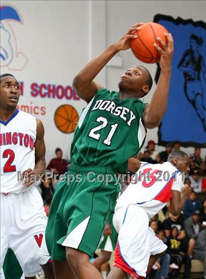 Thumbnail 3 in Dorsey vs. Washington (CIF LACS Playoffs) photogallery.