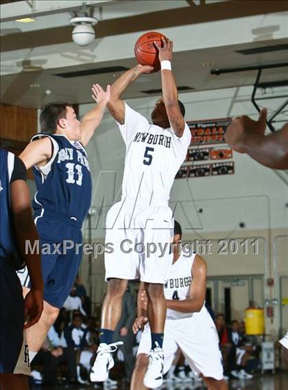 Thumbnail 2 in Newburgh vs. Poly Prep (Harry Jefferson Holiday Showcase) photogallery.