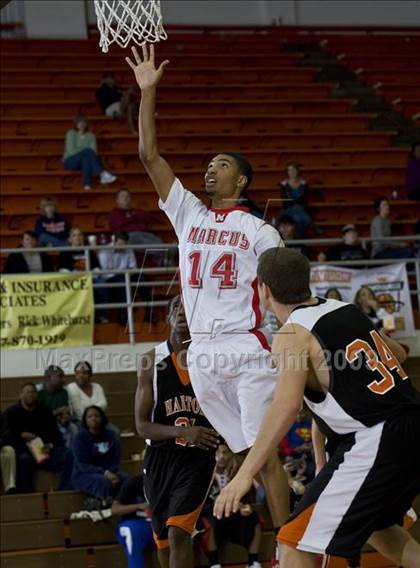 Thumbnail 1 in Haltom @ Marcus (Whataburger Basketball Tournament) photogallery.