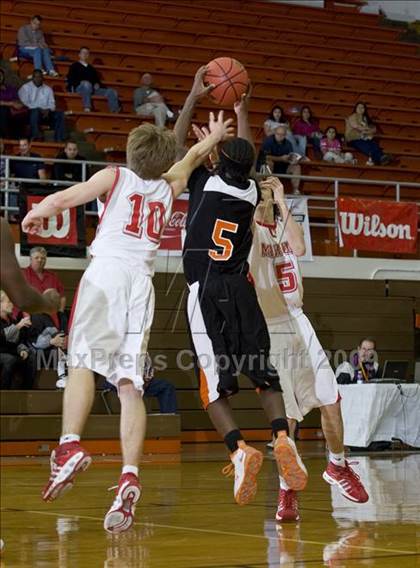 Thumbnail 2 in Haltom @ Marcus (Whataburger Basketball Tournament) photogallery.
