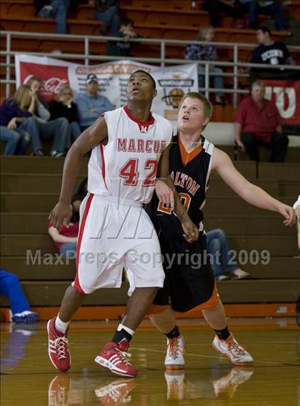Thumbnail 1 in Haltom @ Marcus (Whataburger Basketball Tournament) photogallery.
