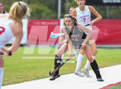 Thumbnail 1 in Charlotte Catholic vs Asheville (NCFHA Round 1) photogallery.