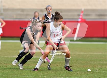 Thumbnail 1 in Charlotte Catholic vs Asheville (NCFHA Round 1) photogallery.