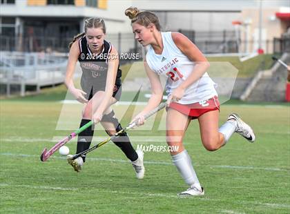 Thumbnail 1 in Charlotte Catholic vs Asheville (NCFHA Round 1) photogallery.