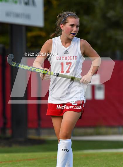 Thumbnail 3 in Charlotte Catholic vs Asheville (NCFHA Round 1) photogallery.