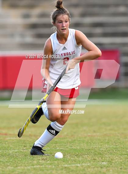 Thumbnail 1 in Charlotte Catholic vs Asheville (NCFHA Round 1) photogallery.