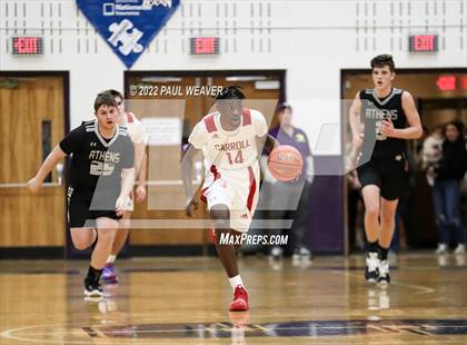 Thumbnail 3 in Athens vs Archbishop Carroll (PIAA Class AAAA Second Round) photogallery.