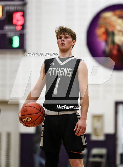 Thumbnail 2 in Athens vs Archbishop Carroll (PIAA Class AAAA Second Round) photogallery.