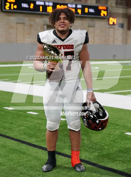 Thumbnail 2 in Timpson vs. Refugio (UIL 2A Division I Semifinal) photogallery.