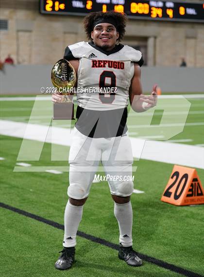 Thumbnail 3 in Timpson vs. Refugio (UIL 2A Division I Semifinal) photogallery.