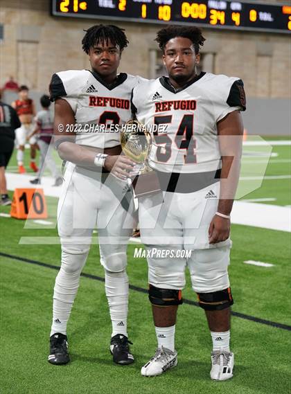 Thumbnail 2 in Timpson vs. Refugio (UIL 2A Division I Semifinal) photogallery.