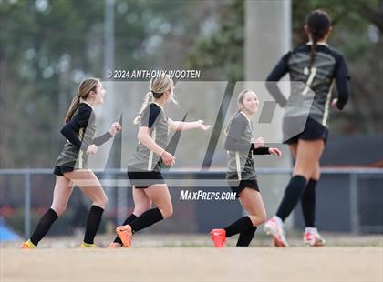Thumbnail 2 in Terry Sanford vs Gray's Creek (Kicking for Cancer Girls Soccer Jamboree) photogallery.