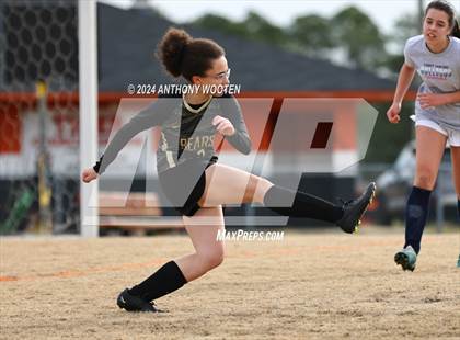 Thumbnail 3 in Terry Sanford vs Gray's Creek (Kicking for Cancer Girls Soccer Jamboree) photogallery.