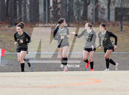 Thumbnail 3 in Terry Sanford vs Gray's Creek (Kicking for Cancer Girls Soccer Jamboree) photogallery.