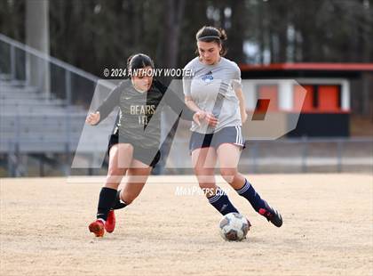 Thumbnail 1 in Terry Sanford vs Gray's Creek (Kicking for Cancer Girls Soccer Jamboree) photogallery.