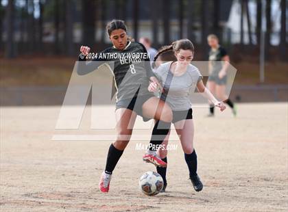 Thumbnail 2 in Terry Sanford vs Gray's Creek (Kicking for Cancer Girls Soccer Jamboree) photogallery.