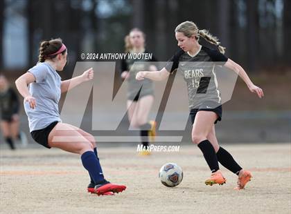 Thumbnail 2 in Terry Sanford vs Gray's Creek (Kicking for Cancer Girls Soccer Jamboree) photogallery.