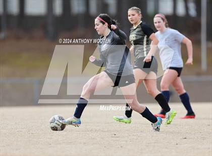 Thumbnail 2 in Terry Sanford vs Gray's Creek (Kicking for Cancer Girls Soccer Jamboree) photogallery.