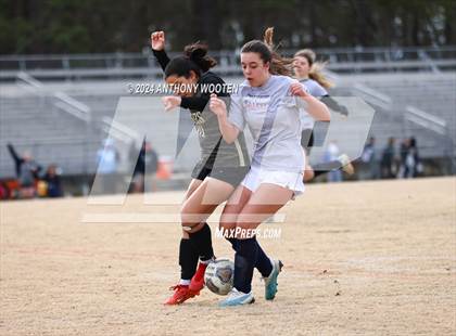 Thumbnail 2 in Terry Sanford vs Gray's Creek (Kicking for Cancer Girls Soccer Jamboree) photogallery.