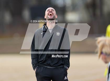 Thumbnail 1 in Terry Sanford vs Gray's Creek (Kicking for Cancer Girls Soccer Jamboree) photogallery.