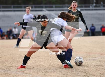 Thumbnail 1 in Terry Sanford vs Gray's Creek (Kicking for Cancer Girls Soccer Jamboree) photogallery.