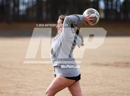 Thumbnail 2 in Terry Sanford vs Gray's Creek (Kicking for Cancer Girls Soccer Jamboree) photogallery.