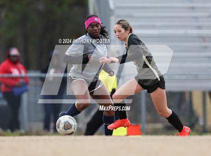 Thumbnail 2 in Terry Sanford vs Gray's Creek (Kicking for Cancer Girls Soccer Jamboree) photogallery.