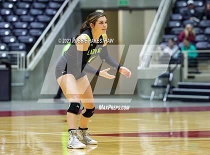 Thumbnail 3 in Blum vs. Harrold (UIL 1A Volleyball Final) photogallery.