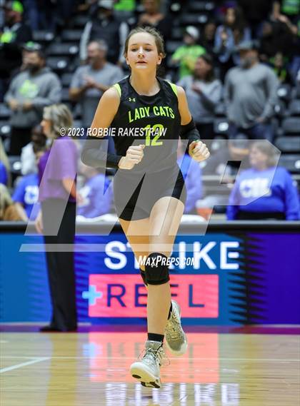 Thumbnail 2 in Blum vs. Harrold (UIL 1A Volleyball Final) photogallery.
