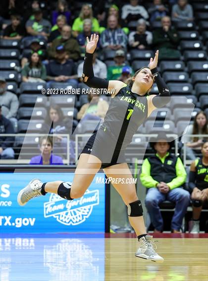Thumbnail 1 in Blum vs. Harrold (UIL 1A Volleyball Final) photogallery.