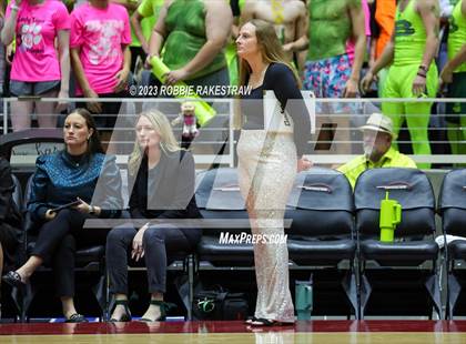 Thumbnail 2 in Blum vs. Harrold (UIL 1A Volleyball Final) photogallery.