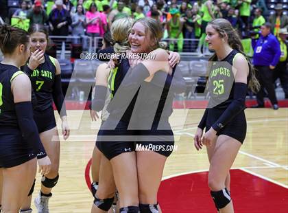 Thumbnail 1 in Blum vs. Harrold (UIL 1A Volleyball Final) photogallery.