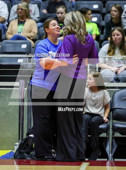 Thumbnail 1 in Blum vs. Harrold (UIL 1A Volleyball Final) photogallery.