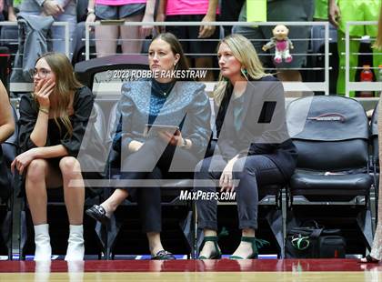 Thumbnail 3 in Blum vs. Harrold (UIL 1A Volleyball Final) photogallery.