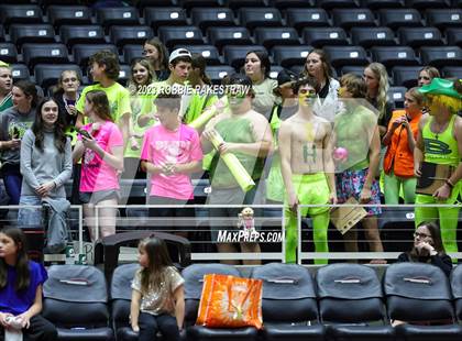 Thumbnail 3 in Blum vs. Harrold (UIL 1A Volleyball Final) photogallery.