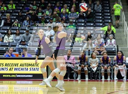 Thumbnail 1 in Blum vs. Harrold (UIL 1A Volleyball Final) photogallery.