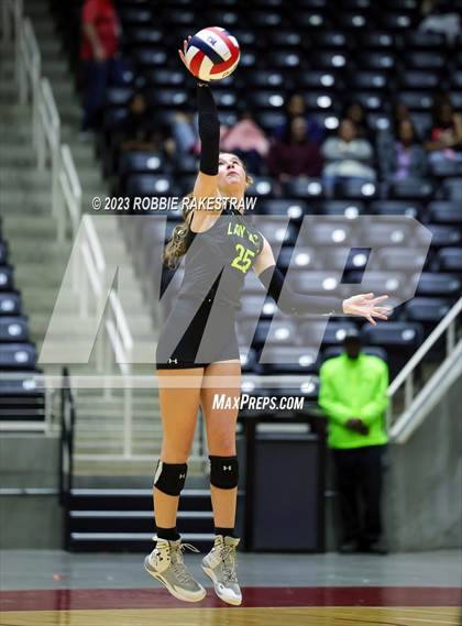 Thumbnail 2 in Blum vs. Harrold (UIL 1A Volleyball Final) photogallery.