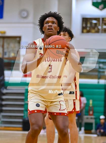 Thumbnail 2 in Indiana vs Michigan (Midwest All-Star Challenge) photogallery.