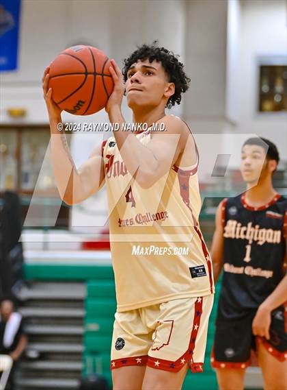 Thumbnail 1 in Indiana vs Michigan (Midwest All-Star Challenge) photogallery.