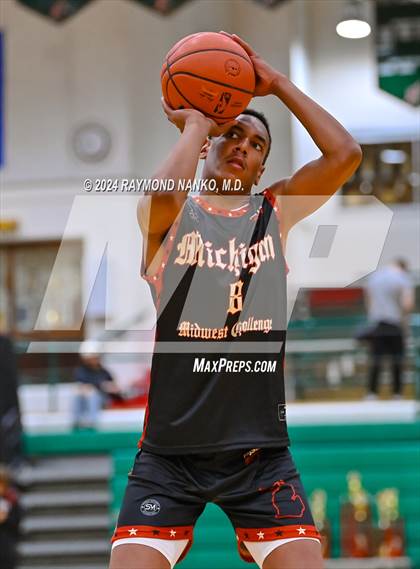 Thumbnail 3 in Indiana vs Michigan (Midwest All-Star Challenge) photogallery.
